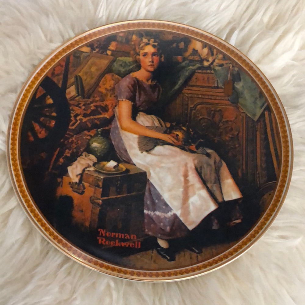 Vintage Norman Rockwell “Dreaming in the Attic”